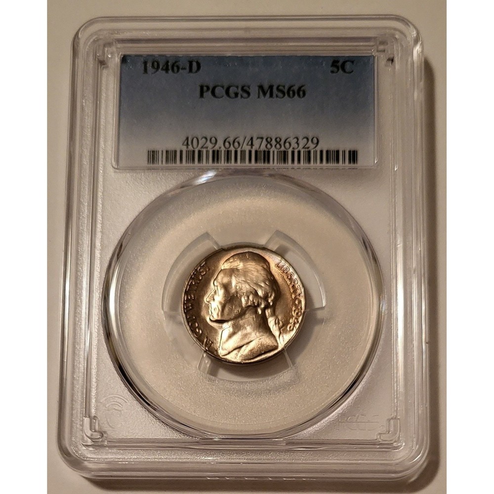 1946 D Jefferson Nickel MS66 PCGS